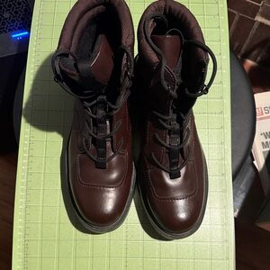 UGG Women's Combat Boots - Dark Brown